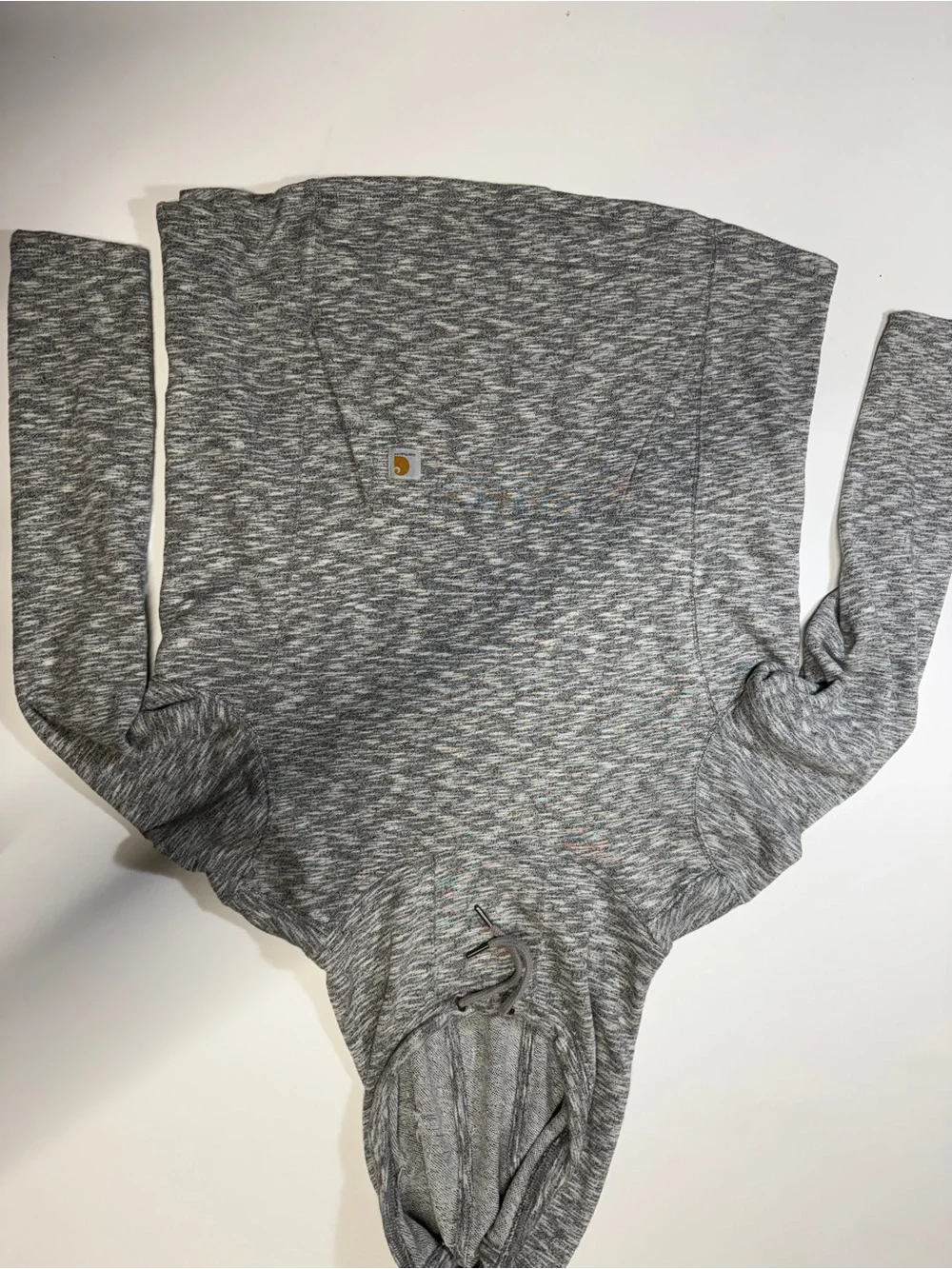 Carhartt Heather‎ Gray Knit Pullover with Gold Logo Patch